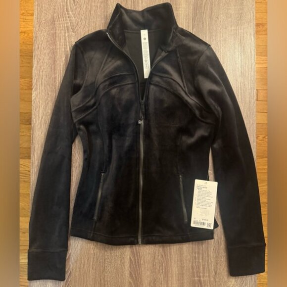 New with tags Lululemon Define Jacket Velvet. Black. Size 10. - Picture 1 of 16